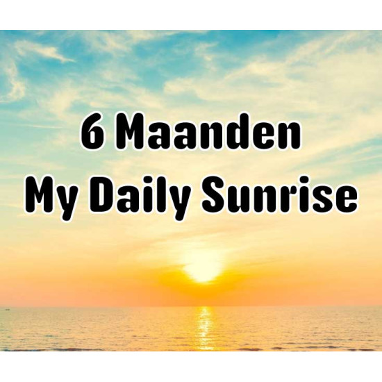 Half Jaar My Daily Sunrise